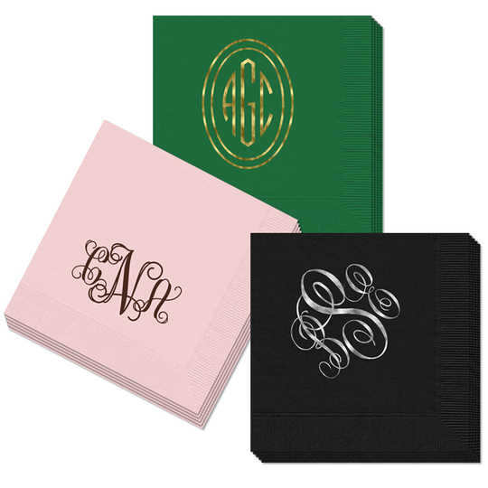 Design Your Own Monogram Napkins